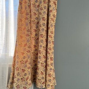 Floral Print Maxi Skirt